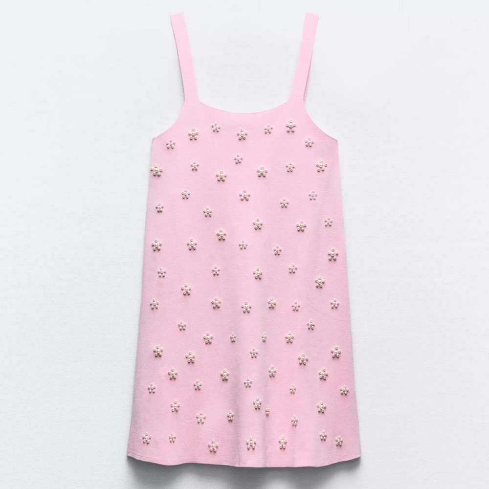Zara Pink Pearl Dress